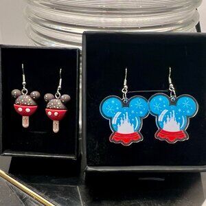 Collection of Disney Mickey Earrings - Lot of (4) pairs of earrings